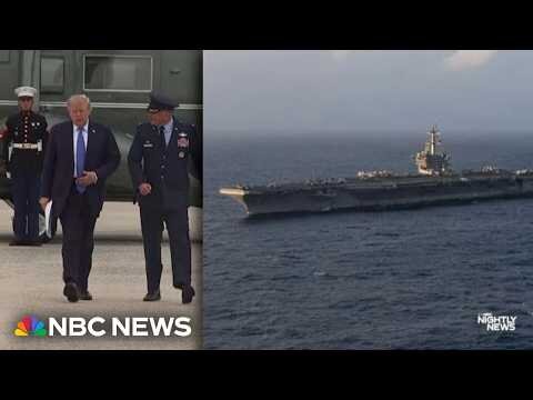 Trump downplays concerns about living conditions on aircraft carrier