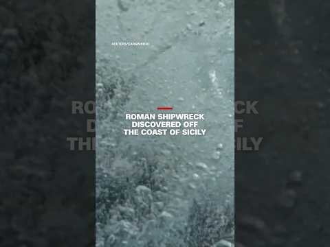 Roman shipwreck discovered off the coast of Sicily