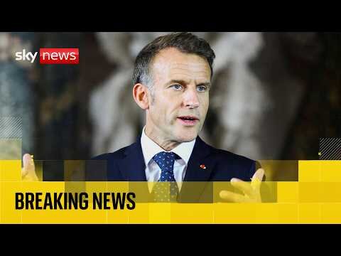 French President Macron speaks after wildfires crisis meeting