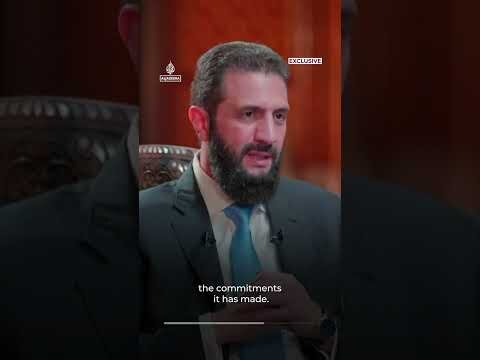 Al-Sharaa outlines Syria’s approach to security with Israel and Lebanon