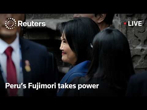 Peru's Fujimori takes power