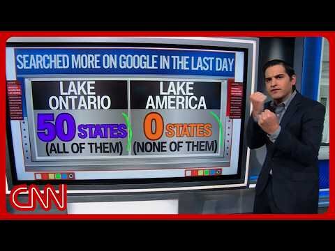Are Americans actually calling it 'Lake America'? Enten brings the data