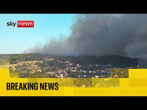 Wildfire continues to burn in Germany