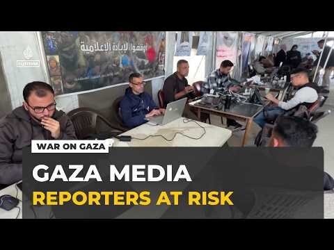 Israel's war hits Gaza media industry : Reporters face risk of attacks and lack of supplies