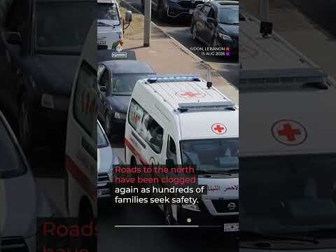 Israel strikes south Lebanon again as families flee north