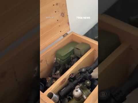 ARRAY OF ARMS: Israel uncovers vast arsenal of confiscated weapons #shorts #foxnews #news #fox