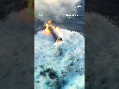 SEE IT: SpaceX releases footage of Starship FLOATING off Christmas Island #shorts #spacex #foxnews