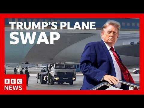 How Donald Trump swapped planes to avoid threat from Iran