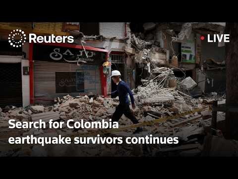 Search for survivors after Colombia's earthquake continues