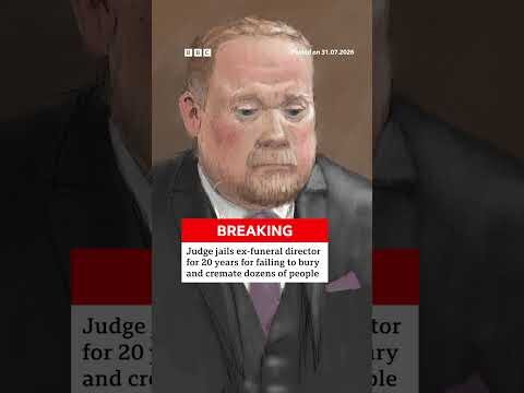 Robert Bush, who failed to bury and cremate dozens of people, sentenced to 20 years. #BBCNews