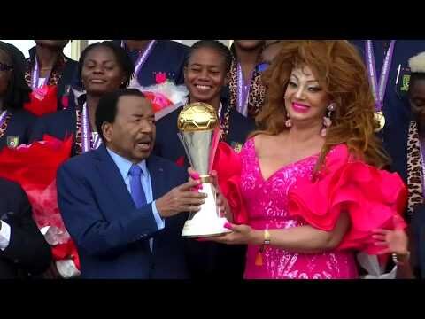 Biya reappears after 73 days to honor Cameroon Lionesses