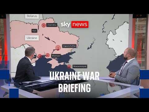 What areas of Ukraine is Russia targeting?