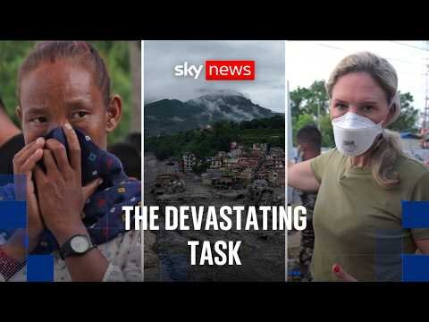 Nepal floods: Families wait as forensic teams work to identify the dead