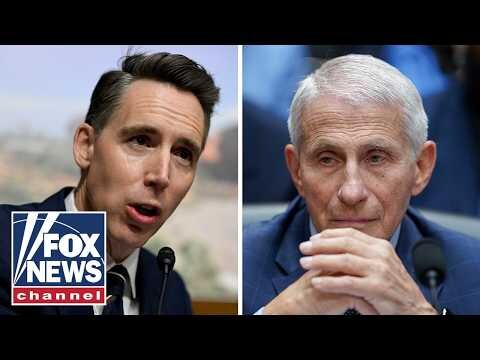YOU GOT RICH!': Hawley EXPLODES while Fauci sits in silence
