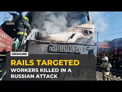 Ukraine’s Passenger Trains Hit as Russian Drone Threat Grows