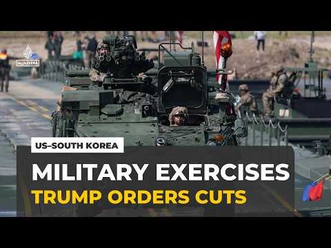 Trump on South Korea : US president orders reduction in military exercises