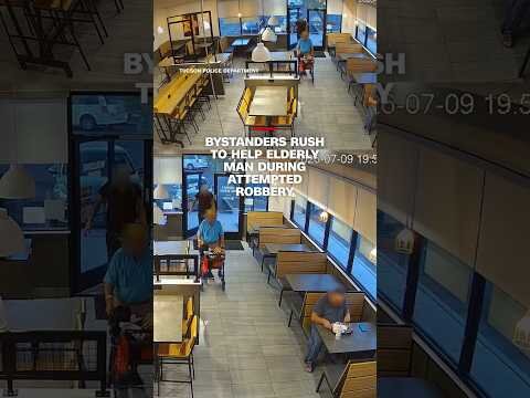 Bystanders rush to help elderly man during attempted robbery
