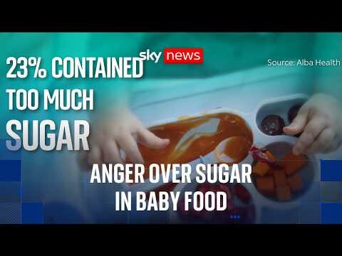 Data shows many branded baby foods still contain too much sugar