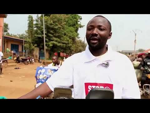 Motorbike caravan raises Ebola awareness in DR Congo