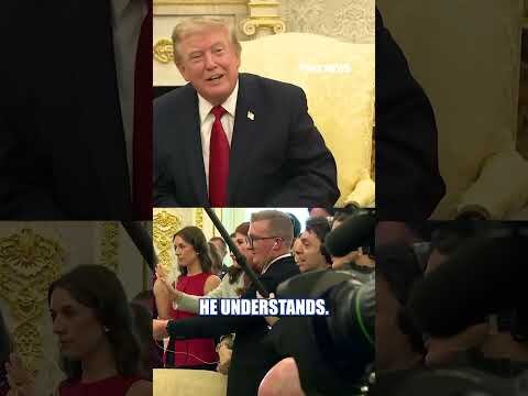 Trump tells ‘FAKE NEWS’ CNN reporter to be quiet #shorts #foxnews #news #fox