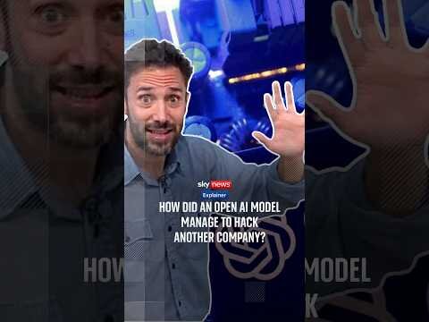 How did an Open AI model manage to hack another company?