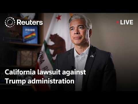California Attorney General Rob Bonta announces lawsuit against Trump administration