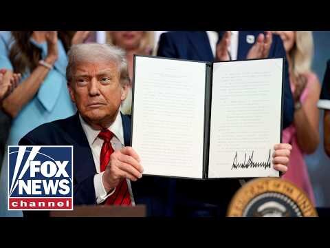 WATCH LIVE: Trump signs executive order from the Oval Office