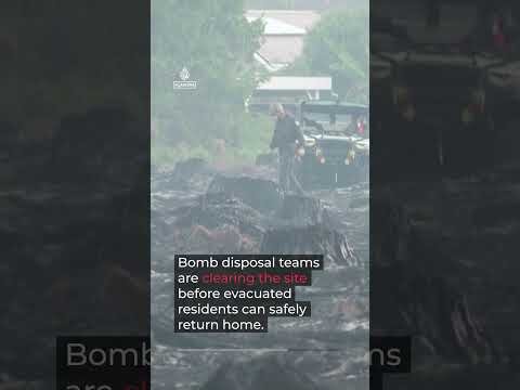 Bomb disposal underway in Le Porge after wildfires unearth WWII shells