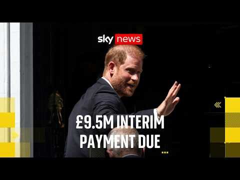 Prince Harry, Elton John and others to pay initial £9.5m legal costs to the Daily Mail's publishers