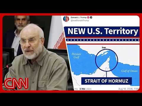 Iran issues demands to reopen Hormuz. Trump says it's US territory