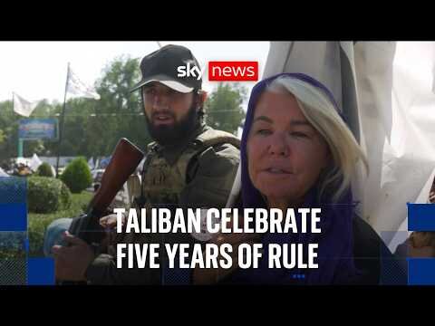 Afghanistan's streets fill with Taliban celebrations while women are banned from public life