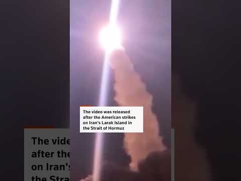 Iran releases footage of missile launches at US targets