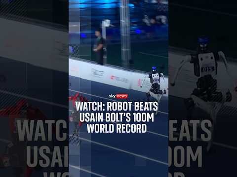 Robot beats Usain Bolt's 100m world record