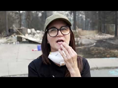 Family returns to wildfire-destroyed home in Spokane