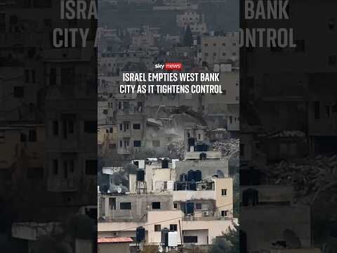 Israel empties West Bank city as it tightens control