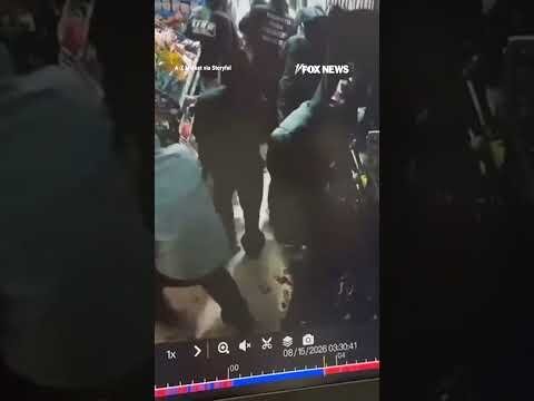 Looters STORM family-owned market during California street takeover #shorts #us #news