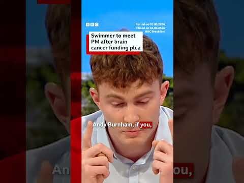 UK PM Burnham invites Scottish swimmer to meeting after cancer funding plea. #UK #Cancer #BBCNews