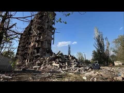 Another Ukrainian town lies in ruins as Russians creep closer