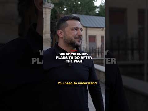CNN asks Zelensky about after-war plans and his kids