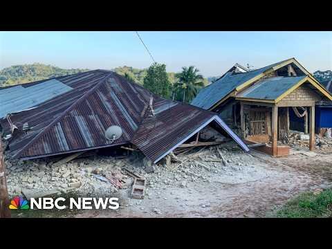 Powerful 7.7-magnitude earthquake causes intense shaking near Indonesia