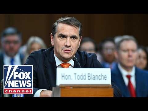 WATCH LIVE: Todd Blanche faces PIVOTAL Senate committee vote