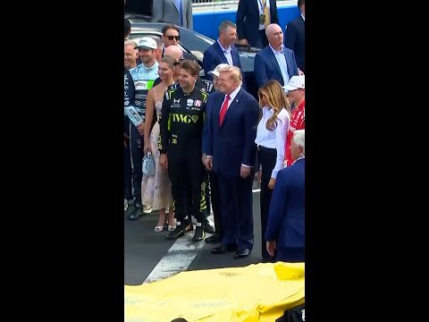 President Trump attends Freedom250 Grand Prix