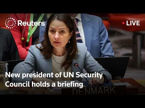 New president of UN Security Council holds a briefing