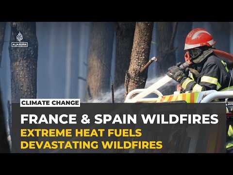 Spain and France battle devastating wildfires as extreme heat fuels early fire season