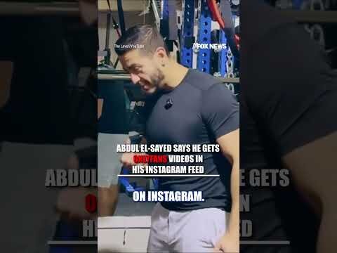 Abdul El-Sayed ADMITS he gets OnlyFans videos on Instagram feed #shorts #us #news #foxnews
