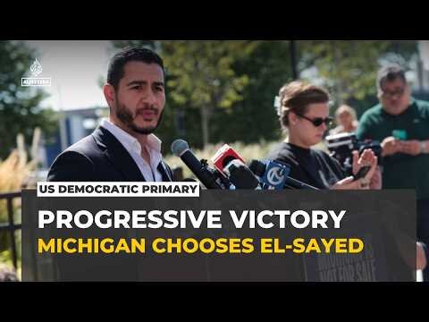 Abdul El-Sayed wins Michigan Democratic primary for Senate in blow to AIPAC