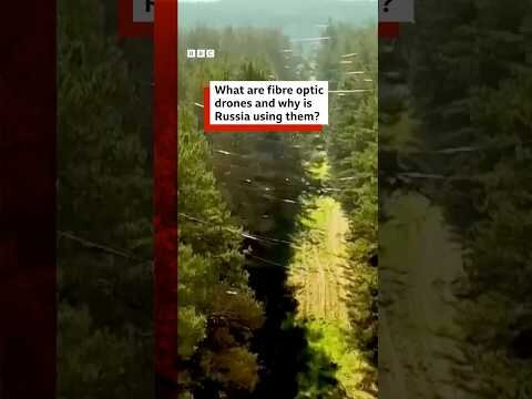 What are fibre optic drones and why is Russia using them? #Russia #Ukraine #BBCNews