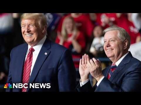 Trump honors 'beloved friend' and 'respected statesman' Sen. Lindsey Graham