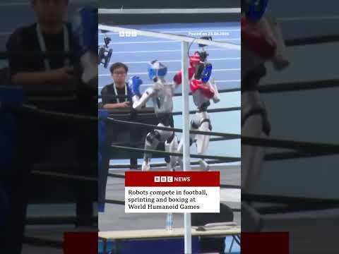 666 teams are competing in this year's games. #Robots #China #BBCNews
