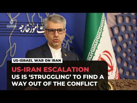 Iran says US ‘struggling’ to end conflict; warns Ukraine over Caspian Sea strike
